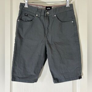 Vans Off The Wall Men’s Chino Shorts Gray Size 27 Skate Casual Streetwear